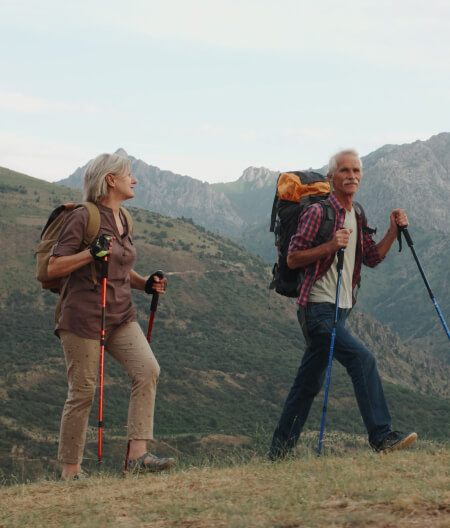 couple hiking
